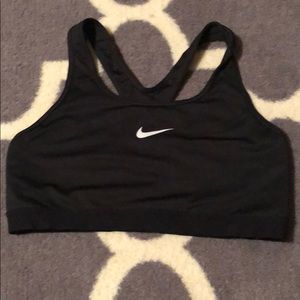 Black Nike Sports Bra Size L